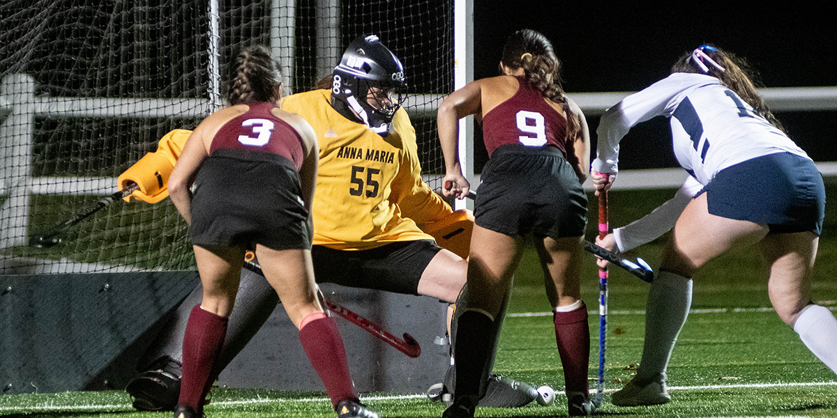 Senior goalkeeper Hannah Tobey (Falmouth, MA)