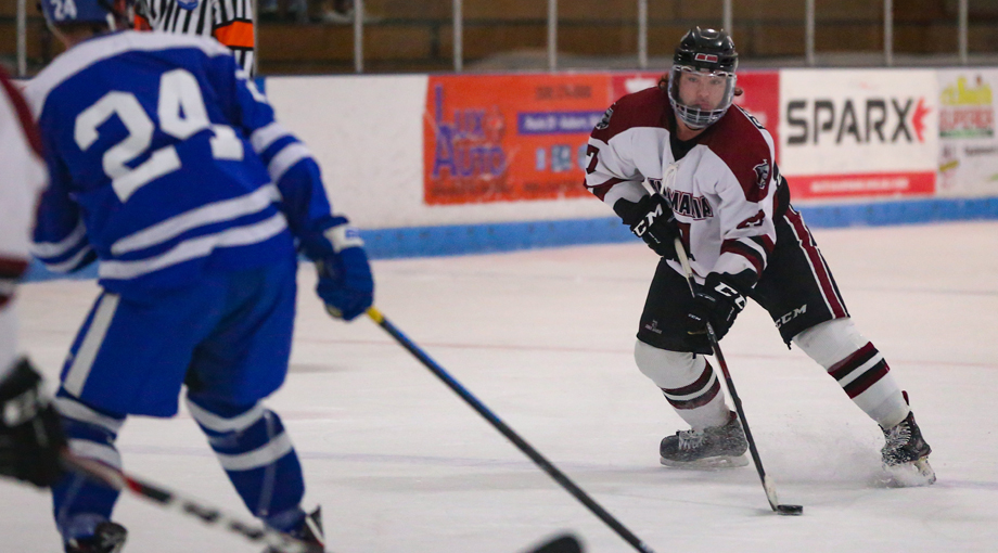 Men's Hockey Breaks Double Digits with Win over Bryn Athyn