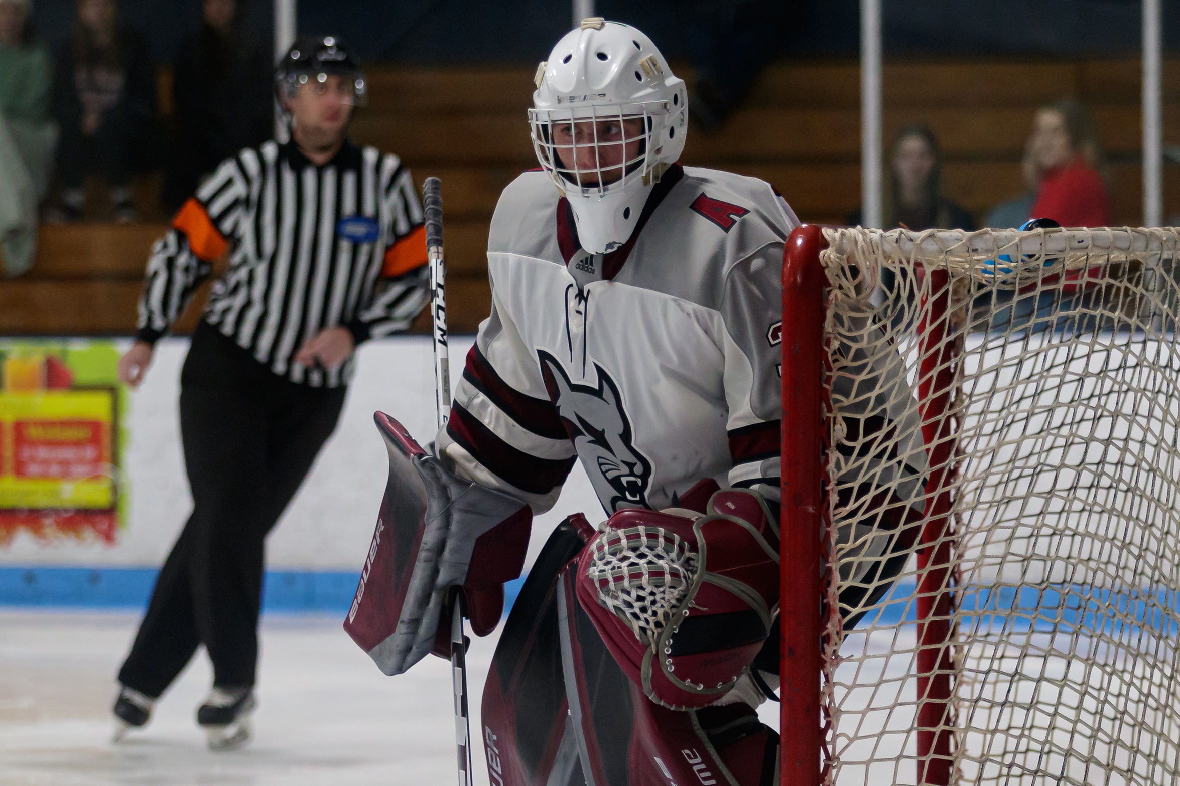 Johnston Shuts The Door As Mens Ice Hockey Beats The Lancers 7-0