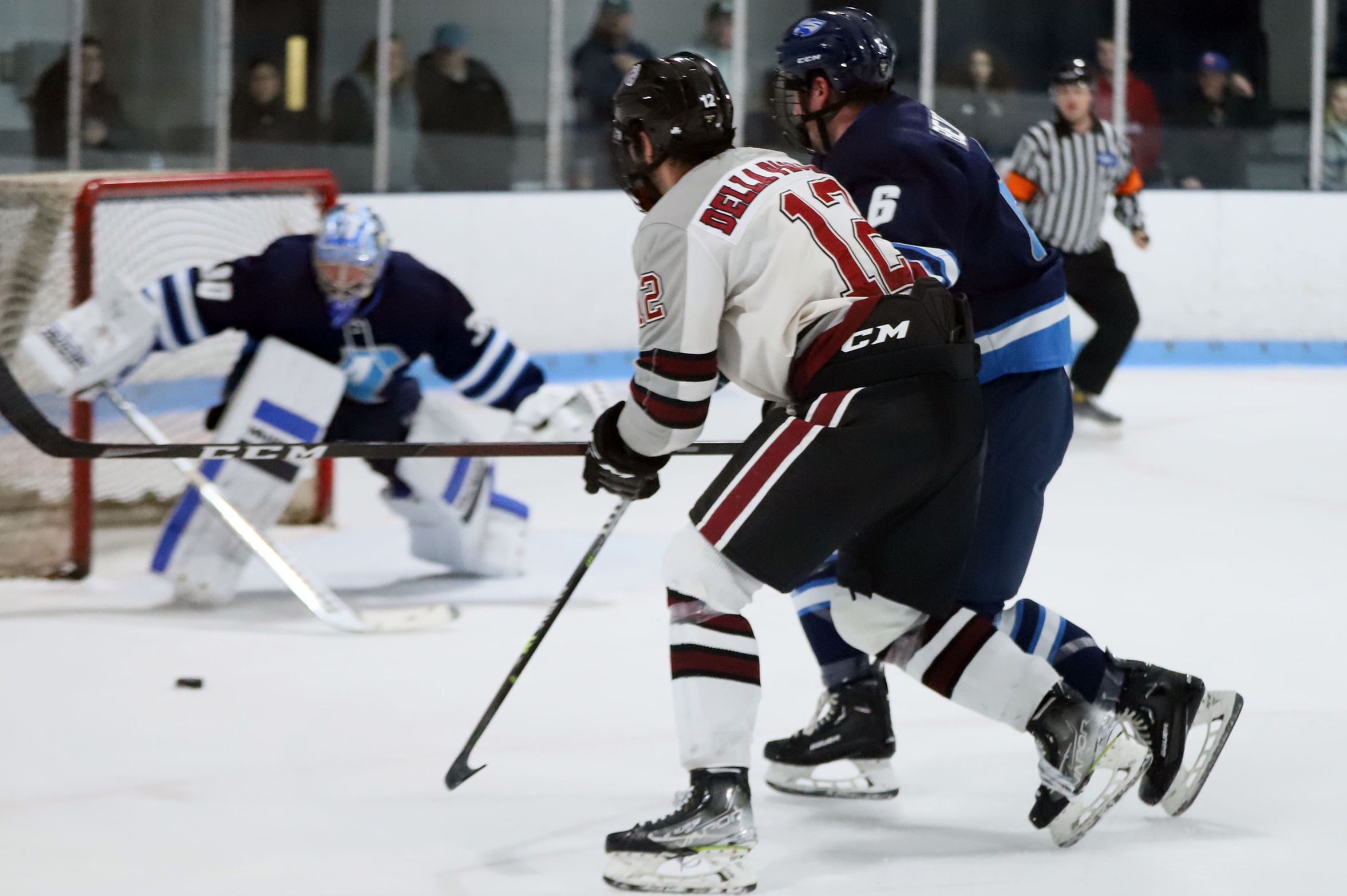 Men&rsquo;s Hockey Drops Close One in Overtime to #13 Curry College