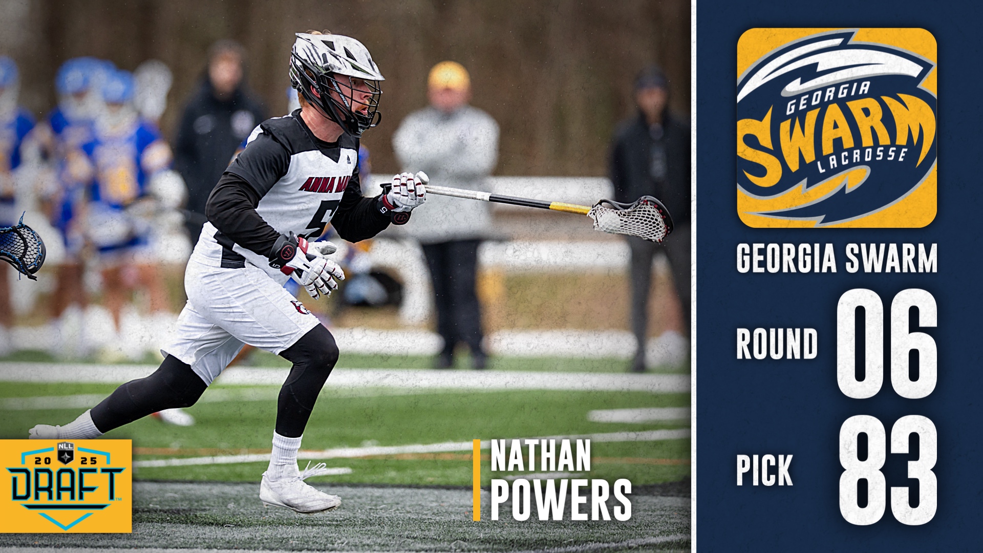 Nathan Powers Drafted 83rd Overall In 2025 NLL Draft