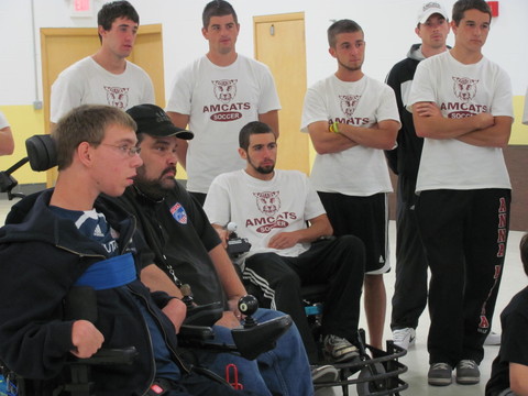 Men's Soccer Volunteer at US Power Soccer Clinic