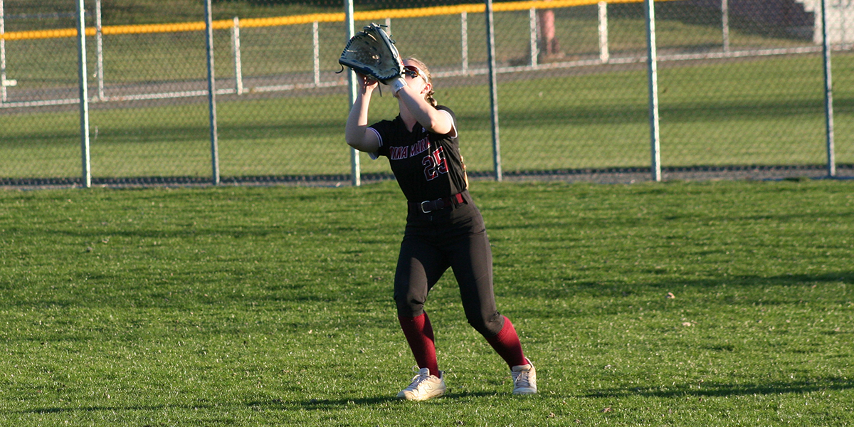 Freshman center fielder Paige Stewart (Auburn, MA)