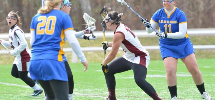Women's Lacrosse 8 Emmanuel 15