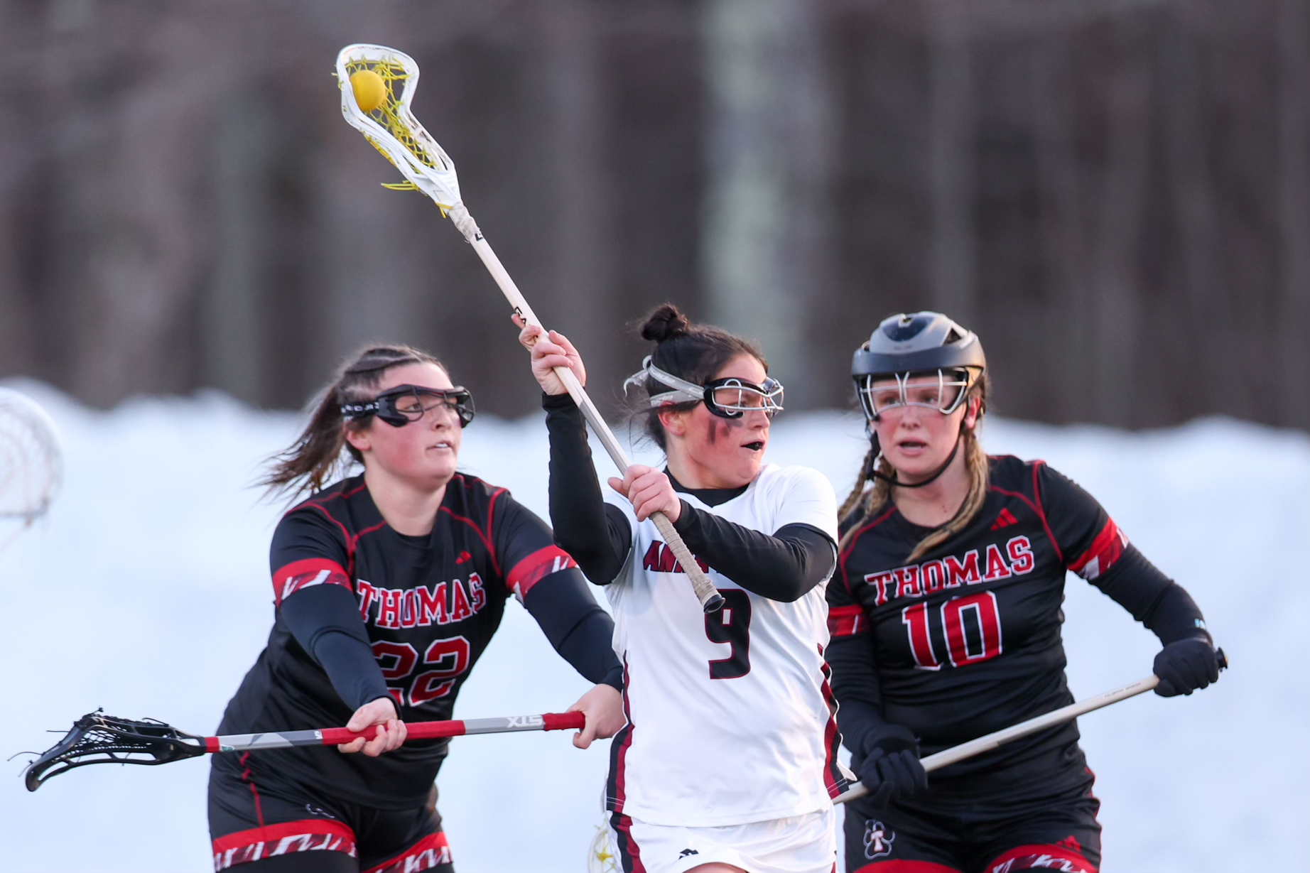 Michaud Hits Career High In Loss To Terriers