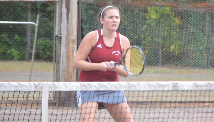 Tennis Outrun by Mustangs, 6-3
