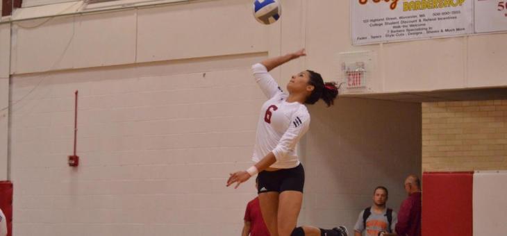 Regis Sweeps AMC in Volleyball