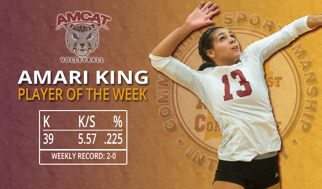 King, Garcia Earn GNAC Weekly Honors